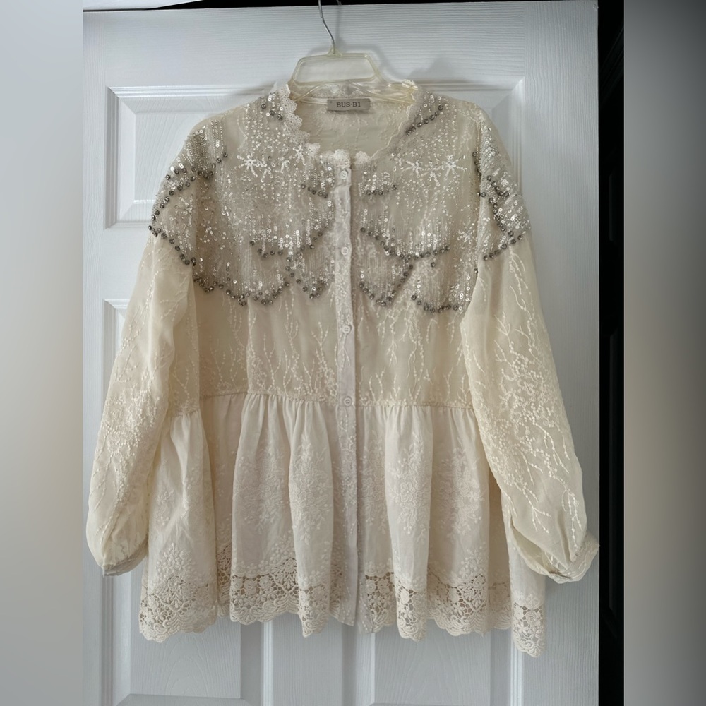 Sequin top! Never worn!